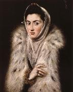 El Greco, Lady in a fur wrap